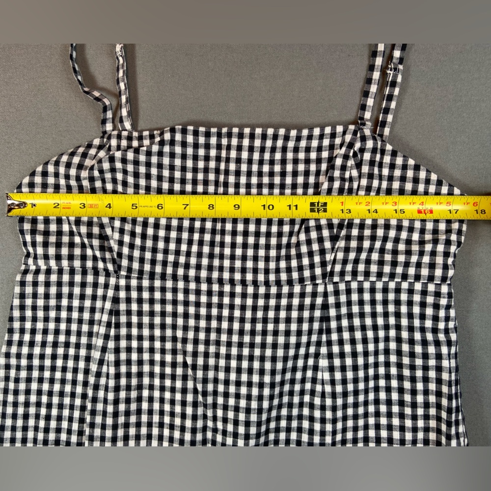 Urban Outfitters Cooperative gingham mini dress, spaghetti straps, sz 10 - Picture 7 of 11